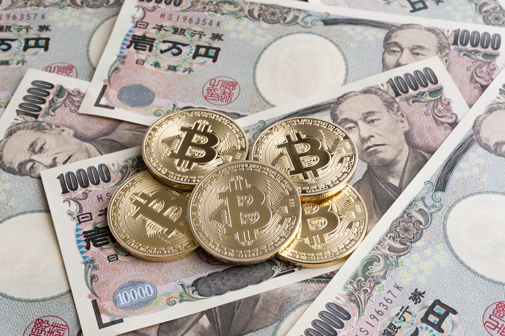биткоин, японская йена