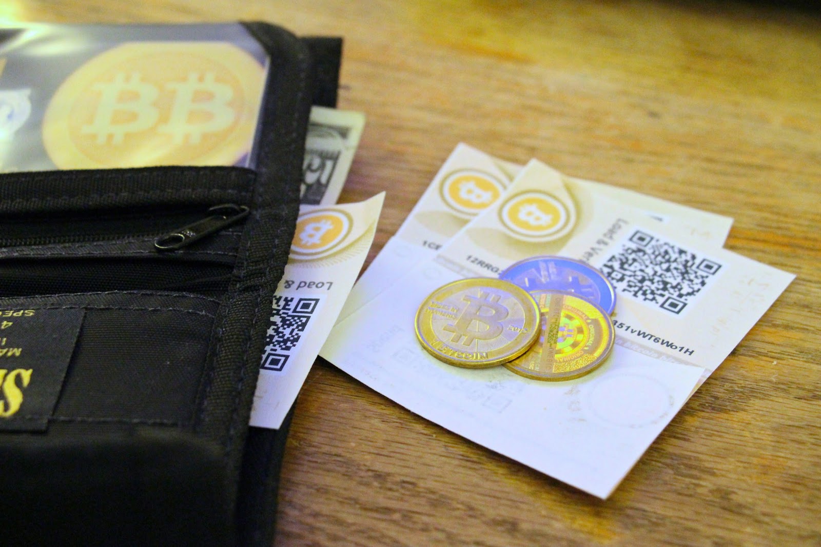 бумажный кошелек биткоин